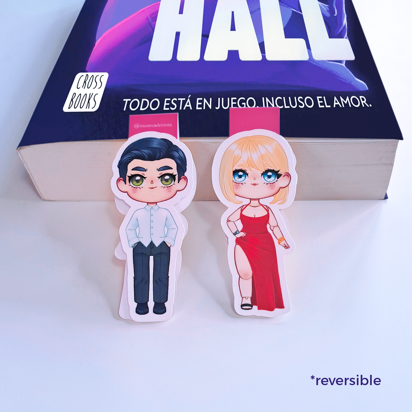 Marcapáginas magnéticos No confíes en Asher Hall