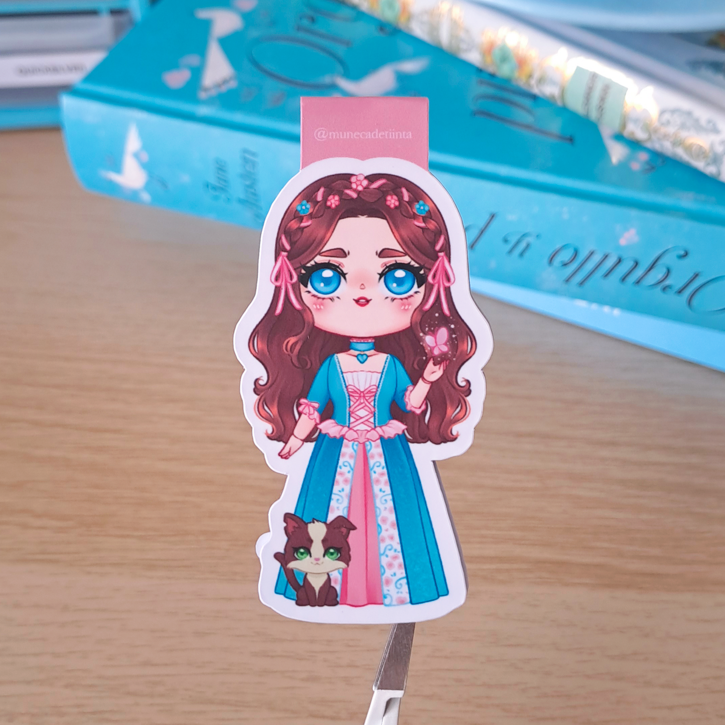 Marcapáginas magnético Barbie, La Princesa y La Costurera