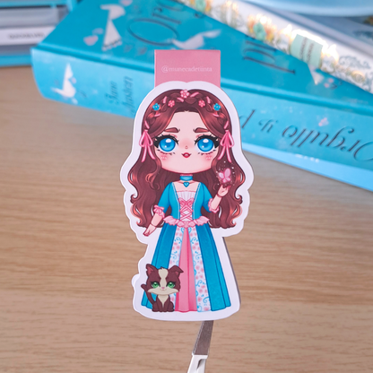 Marcapáginas magnético Barbie, La Princesa y La Costurera