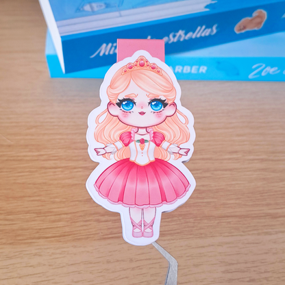 Marcapáginas magnético Princesa Genevieve – Barbie y las 12 princesas bailarinas