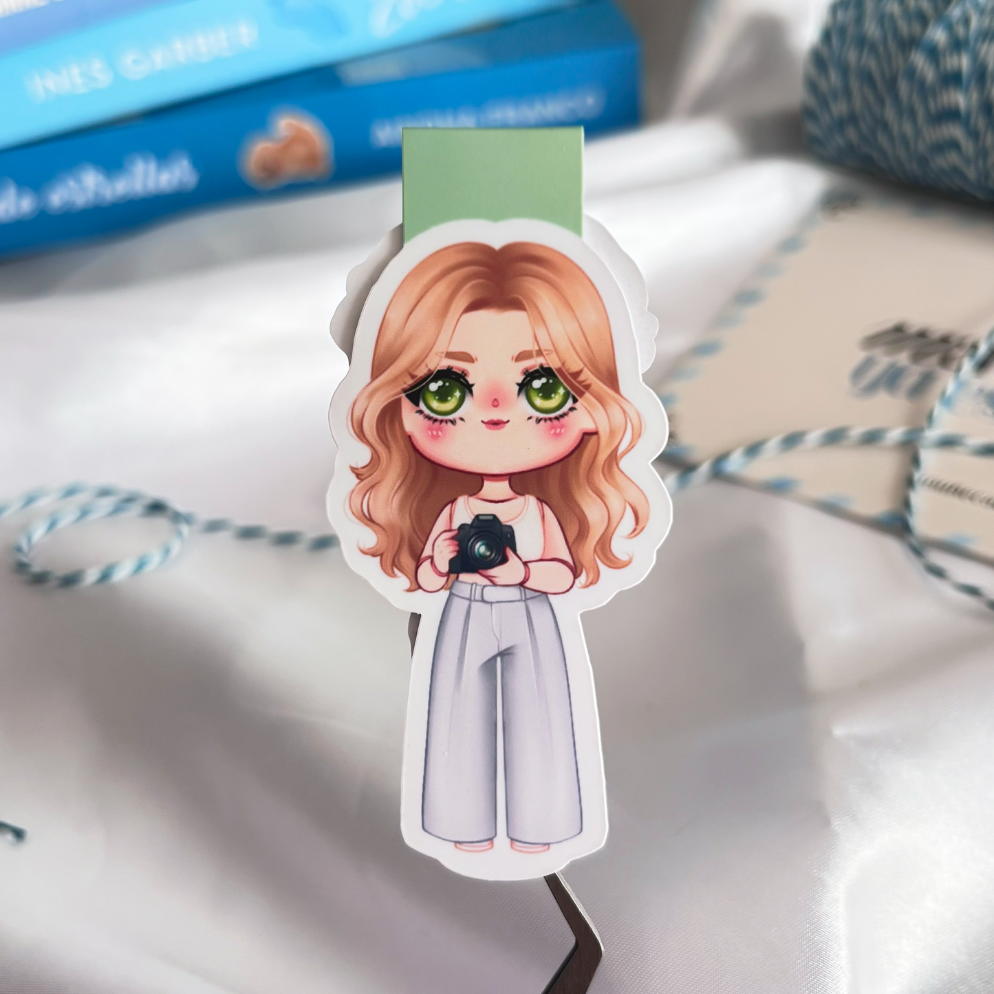 Marcapáginas magnético Heather & Sean