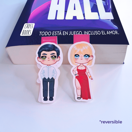 Marcapáginas magnéticos No confíes en Asher Hall