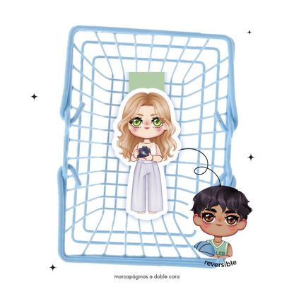 Marcapáginas magnéticos Saga Amores platónicos
