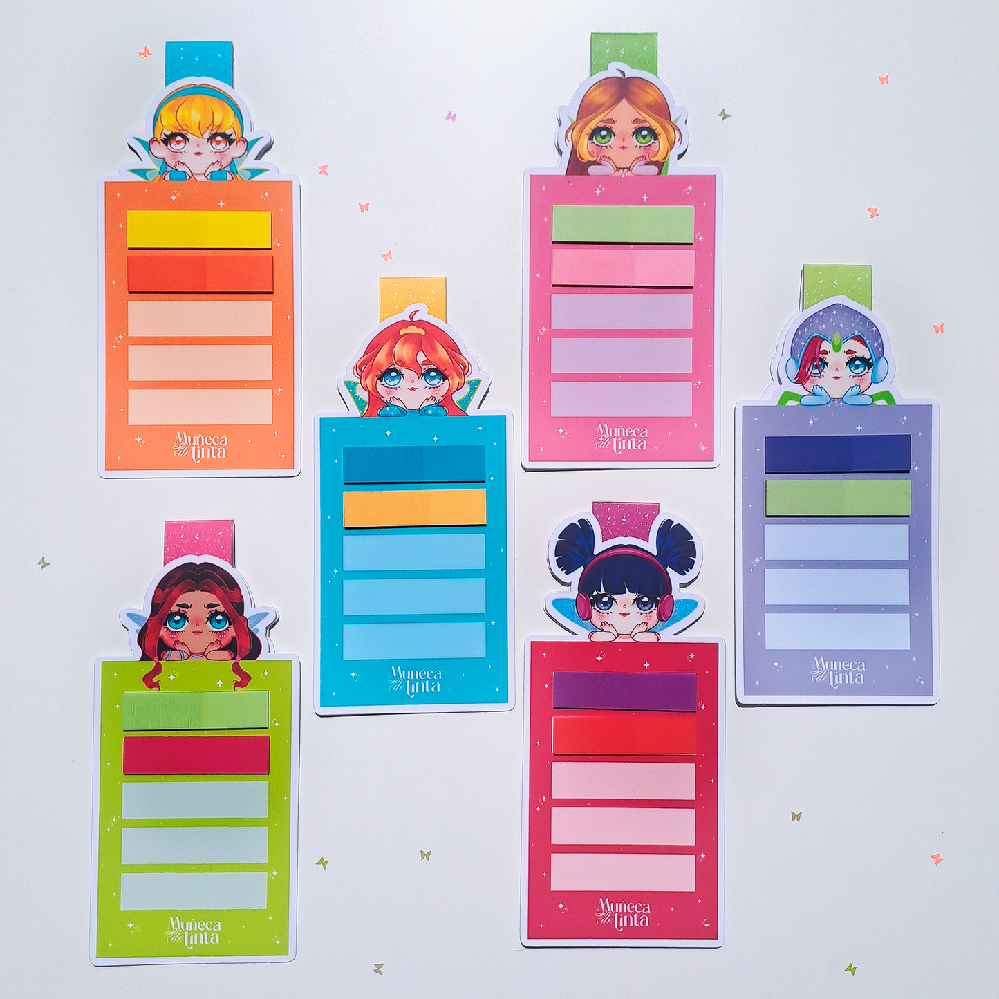Marcapáginas magnéticos Winx Club