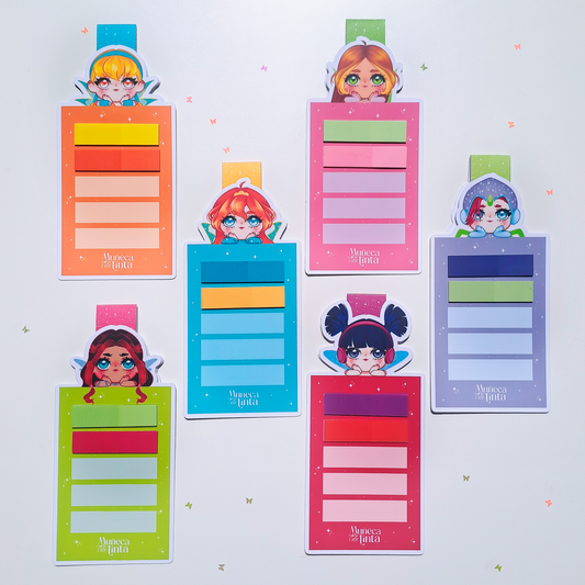 Marcapáginas magnéticos Winx Club