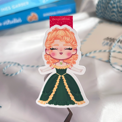 Marcapáginas magnético Barbie in A Christmas Carol