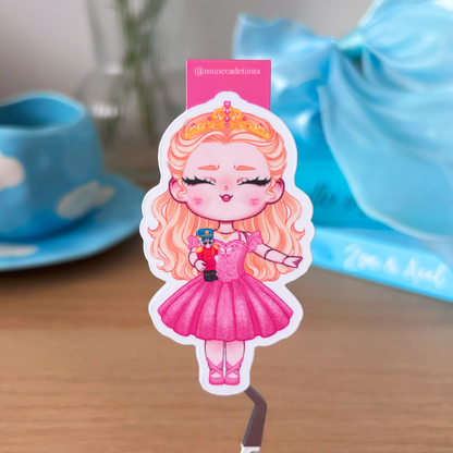 Marcapáginas magnético Clara - Barbie en el Cascanueces