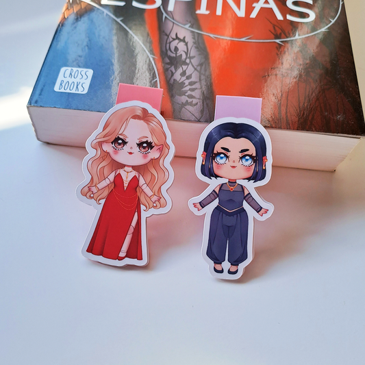 Marcapáginas magnéticos ACOTAR – Amren y Morrigan